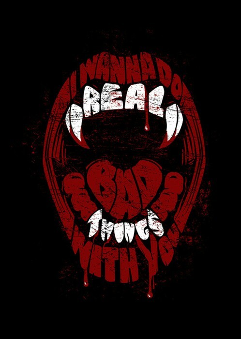 blahblahbecky:  I wanna do bad things with you 