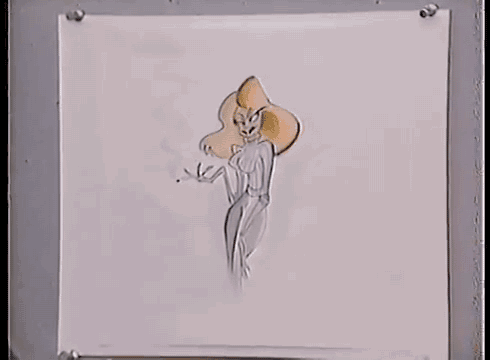 gameraboy:Jessica Rabbit’s evolution from early designs and pencil tests to her final appearance in Who Framed Roger Rabbit (1988). Via YouTube  I need to do her again😁😁😁😁