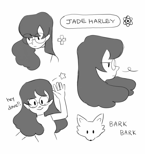 madammonkey:  some doodles of my babe4life jade harley 