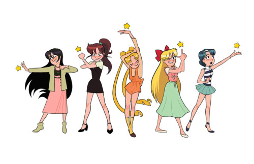erinkkavanagh:Some of my favorite outfits from the 90s Sailor Moon anime &lt;3 &lt;3