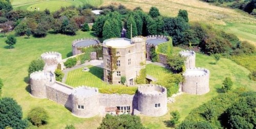 Walton Castle (Clevedon, Somerset).  This is really a castellated Gothic folly, rather than a castle