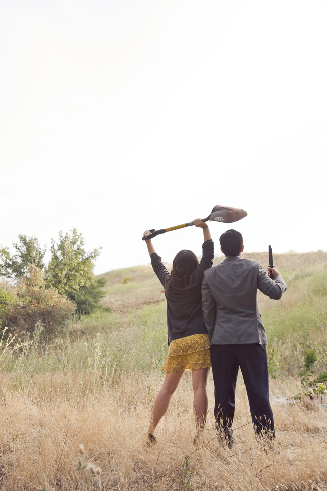exhibitionistatheart:  afternoonsnoozebutton:  Zombie Attack Engagement Photos (x)