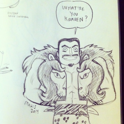 WHAT&rsquo;RE YOU KRAVEN???  Comics, I guess?