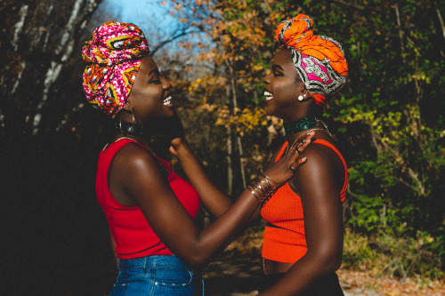 HEADWRAP SRIES #1Models: Omotola & AmandaPhotographed by: Enem Odeh (BlueClouds Photography)