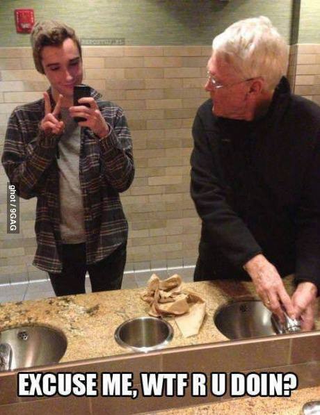 9gag:  Excuse me 