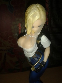 Universe 7 Sof Bukkake Celebration For Android 18! Love This C-18 Figure, Is So Hot,