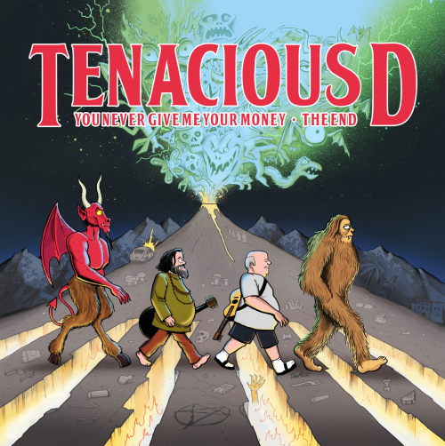 I was beyond honored to illustrate the new @tenaciousd record cover for their Beatles charity tribut