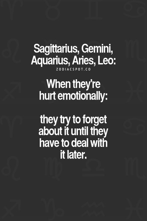 zodiacspot:  How the signs react when hurt