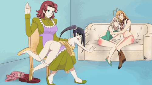 mh27271: andersine: Very good work and animation I AGREE MOMMY SPANKS HER NAUGHTY NAUGHTY DAUGHTERS 