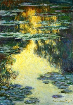 audreylovesparis:  Claude Monet (1840-1926), Water Lilies, 1907