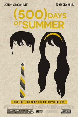 we-are-movies:  Eric’s Movie Of The Day: (500) Days Of Summer. My Opinion: I’m a pretty huge fan of Joseph Gordon-Levitt so when I heard he was in this movie I was pretty stoked to watch it. First off this is an amazing movie that’s a romantic comedy