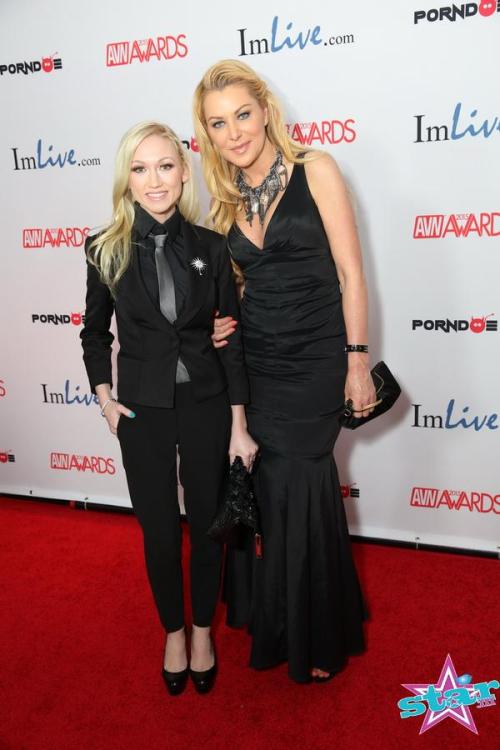 gorgeousadultstars:  female couples on the red carpet at the 2015 AVN AwardsAbby Cross & Ava AddamsDani Jensen & Katie St. IvesKaterina Kay & Cali CarterMadison Scott & Sasha SeanGabriella Paltrova & Veruca JamesBrandy Aniston &