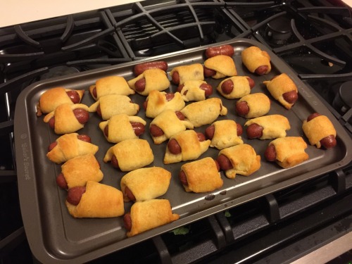 grass fed pigs in a blanket, total guilty pleasure