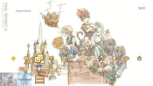 ayumei88:Final Fantasy 9 PS4 Edition comes with a custom theme and 8 avatars drawn by Toshiyuki Itah