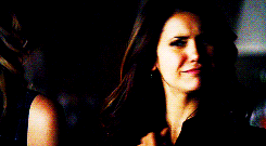 elenargents:  elena gilbert in every episode: 5.08 dead man on campus↳ “Alright. So, Augustine wants us gone. Who cares? It doesn’t matter. It’s not gonna happen. We’re moving on with our lives, together, as functional vampires, a former witch,