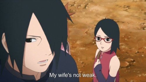 uchihasasukerules: Sasuke loves his wife.