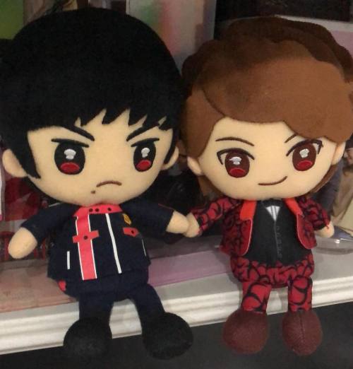 I finally got my patren ichigou and lupinred plushie (Ichirou X Kairi)  ghost ship 