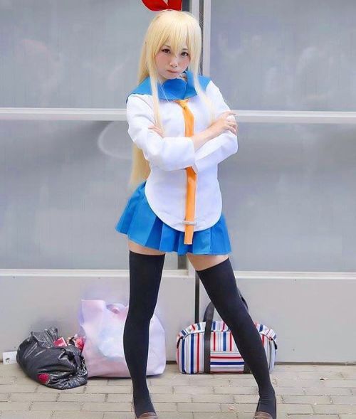 #chitogekirisaki #nisekoi #cosplay #anime #japan #zettairyouiki #stockings #medias #kneehighsocks #a