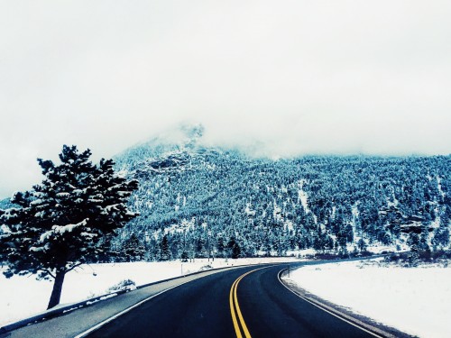 missadventvre: Christmas greetings, from Rocky Mountain National Park …as told by my iPhone&n