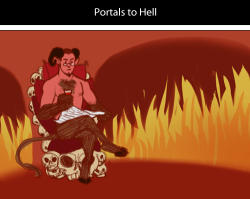 captainarlert: therealbarbielifts:  bergerwithcheese:  trumpetnista:  2ndratehandjob:  lady-dirtbag:  marchqueen:  tastefullyoffensive:  Portals to Hell by hrmphfft  IT’S BACK  I HAVE BEEN TRYING TO FIND THIS AGAIN FOR MONTHS I AM SO HAPPY RIGHT NOW