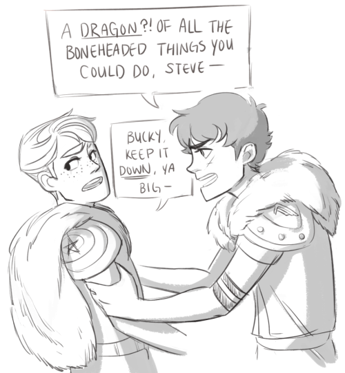 offtide: I hit a serious art block this week, so!   HTTYD AU sketches. 