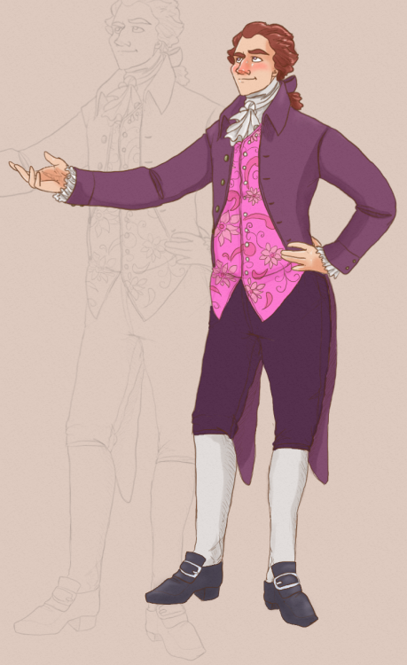 publius-esquire: Been trying to step up my illustration game. Alexander Hamilton, modeled after the 