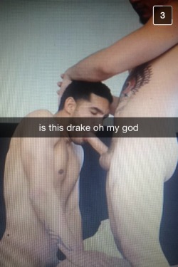 assgod:  no drake is a bottom and at most that guy is verse because he’s topping there