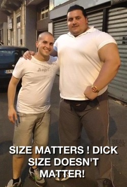 housebearsofatlanta:  Size matters ! Dick