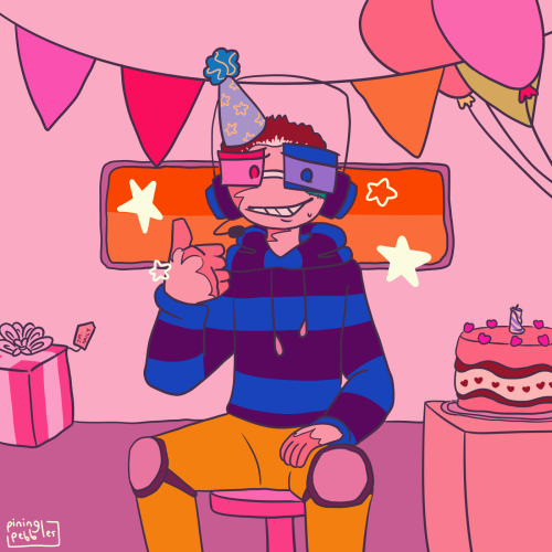 happy birthday to the daily doodle blog!!! :D you are all so swag and this project has been so fun t