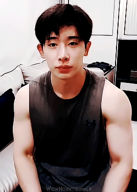 wonhone: he really loves spending time with us