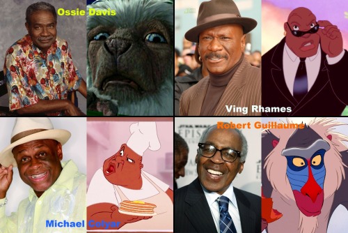 marrymejasonsegel:Men of color and the Disney characters they have played