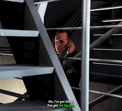 kane52630:I’ll brief you on everything when you get back. But first, we need you to talk to the big guy.The Avengers (2012) dir. Joss Whedon