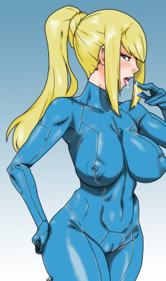 cavalier-renegade:  Samus from the doujin Super Smash Sex, which you can find on doujin-moe.com.   &lt; |D’‘‘‘