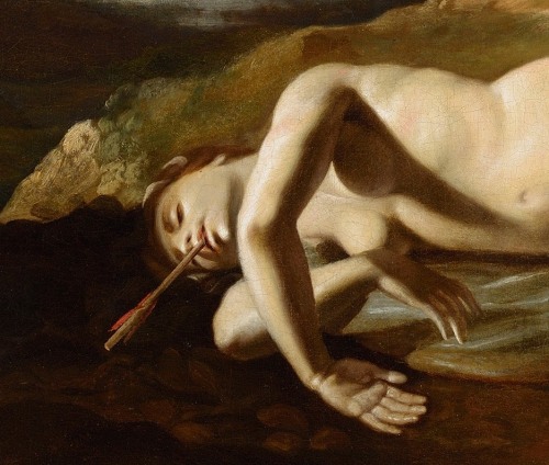 v-ersacrum: Nicolas Poussin, Death of Chione, c.1622