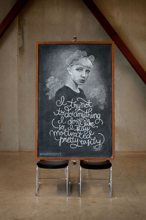 XXX dailyfeatorial:  Awesome chalkboard design photo
