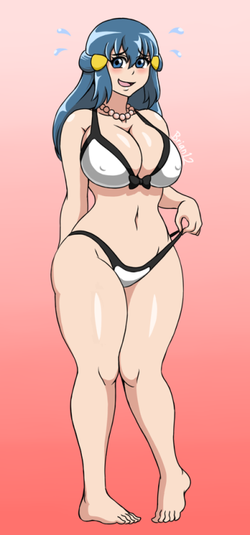 Bikini Pokegirls repostedAll of em were originally flagged and hidden so I just went fuck it and del