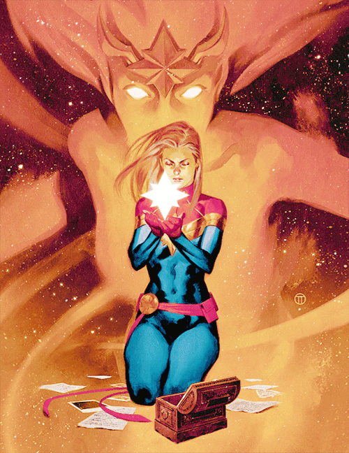 dailymarvel:THE LIFE OF CAPTAIN MARVEL - #1-5Covers by Julian Totino Tedesco