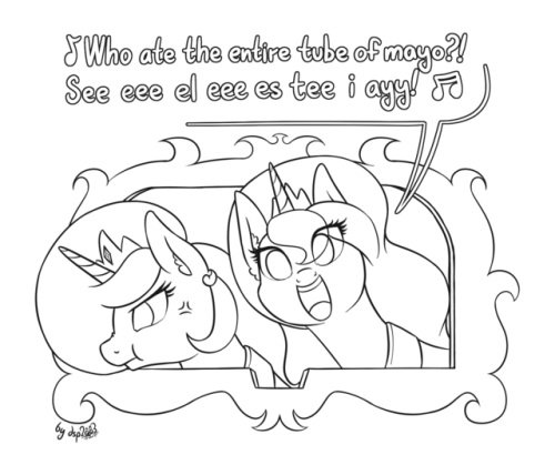 tjpones: dsp2003:    Based on two ideas from TJPones and Tails_Doll.Drawn in SAI at 2017/05/06 - 2017/05/07. Took ~4 hours. Fullres at dA: http://dsp2003.deviantart.com/art/MLPFiM-C-E-L-E-S-T-I-A-679235524   Eey haha 