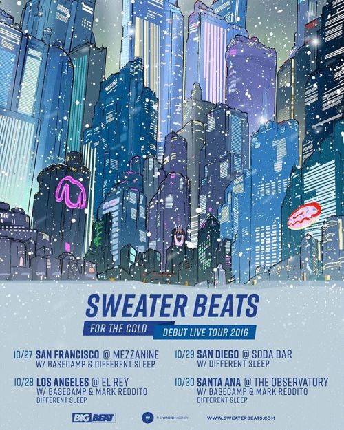 TONIGHT at the El Rey playing with cool friends @sweater_beats @basecampmusique & @differentsleep 💃🏽💃🏽💃🏽