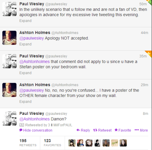 Paul Wesley everyone