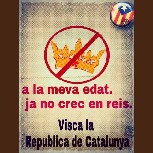 monmundialdecatalunya:Ja no crec en reis#DUI #CatalunyaLliure ift.tt/1OYHOSs