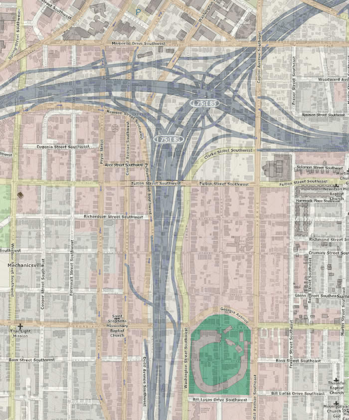 atlurbanist:  The disappearing act of Atlanta neighborhoods: presto, change-o, there