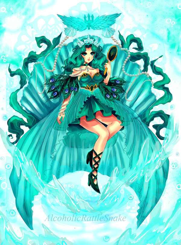 girlsbydaylight:  Neptune by AlcoholicRattleSnake  oh wow