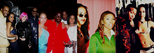 aaliyahqueenofurbanpop:  Aaliyah + famous people/friends 