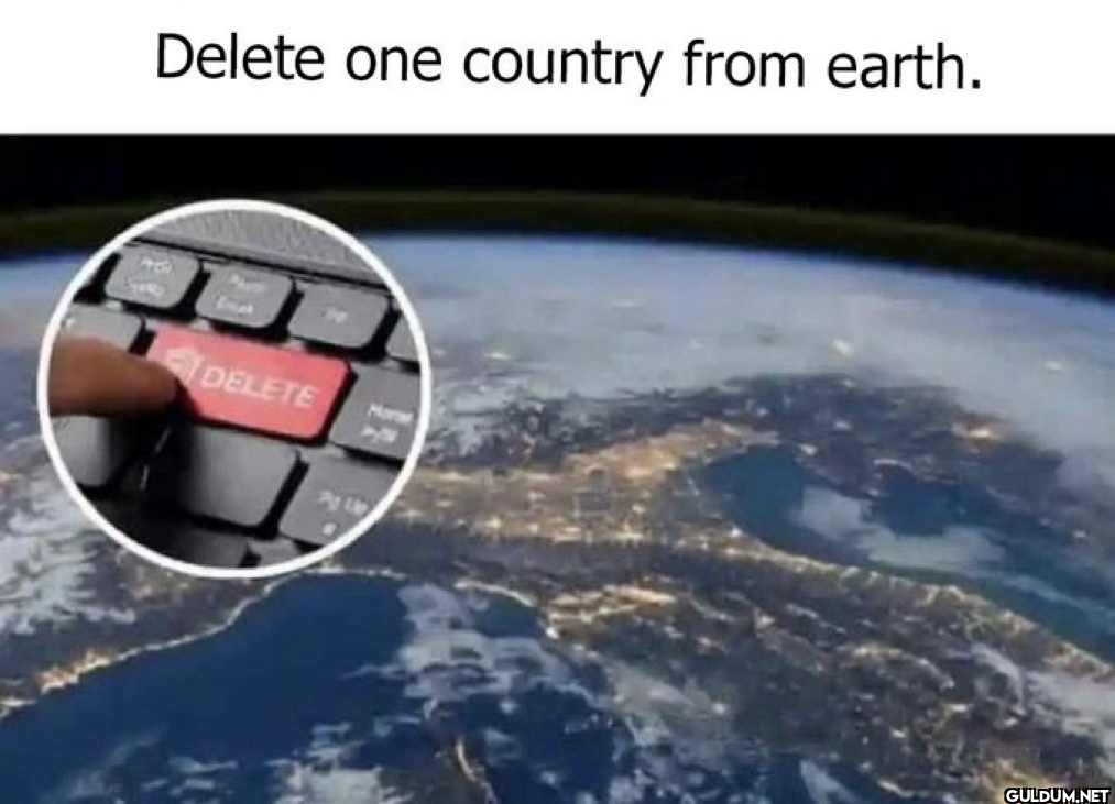 Delete one country from...