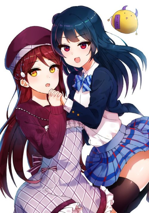 cyaron: 善子&amp;梨子 | SELLEL ※Permission to post was given by the artist