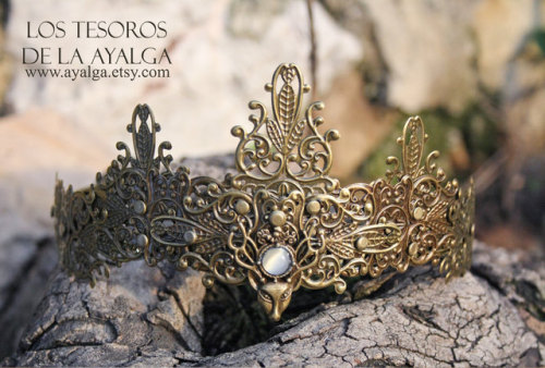 sosuperawesome: Woodland Headpieces and Metal Tiaras by Ayalga on Etsy