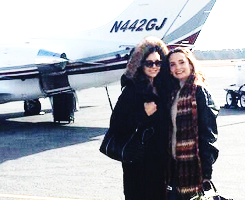 salvatore-vampire:  Nina Dobrev with her family in Washington and NYC (Dec, 2013)@paintaworld: