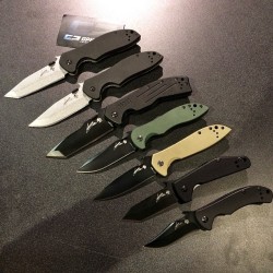 gpknives:  Emerson   Kershaw= Emershaw? Anyways, due out later this year!  #kershaw #emerson #folder #shotshow2014  (at 2014 SHOT Show)