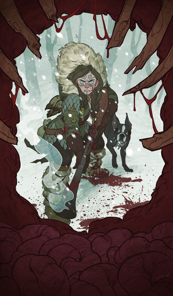 shoomlah:  My finished piece for Light Grey Art Lab’s ROLEMODELS: The Battle for